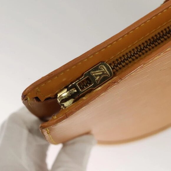 LOUIS VUITTON Epi Saint Jacques Hand Bag Yellow M52279 LV Auth 117860 - Picture 4 of 15